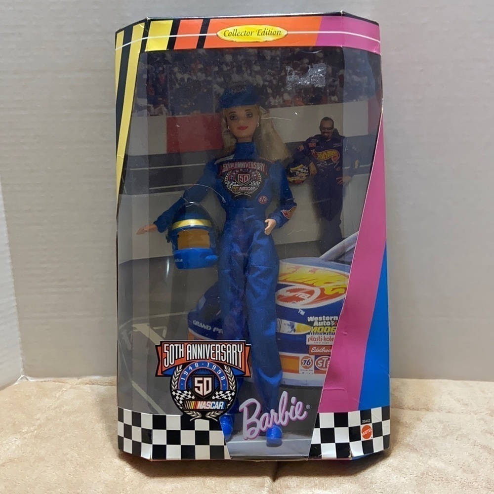 Mattel 50th Anniversary NASCAR Barbie 1998